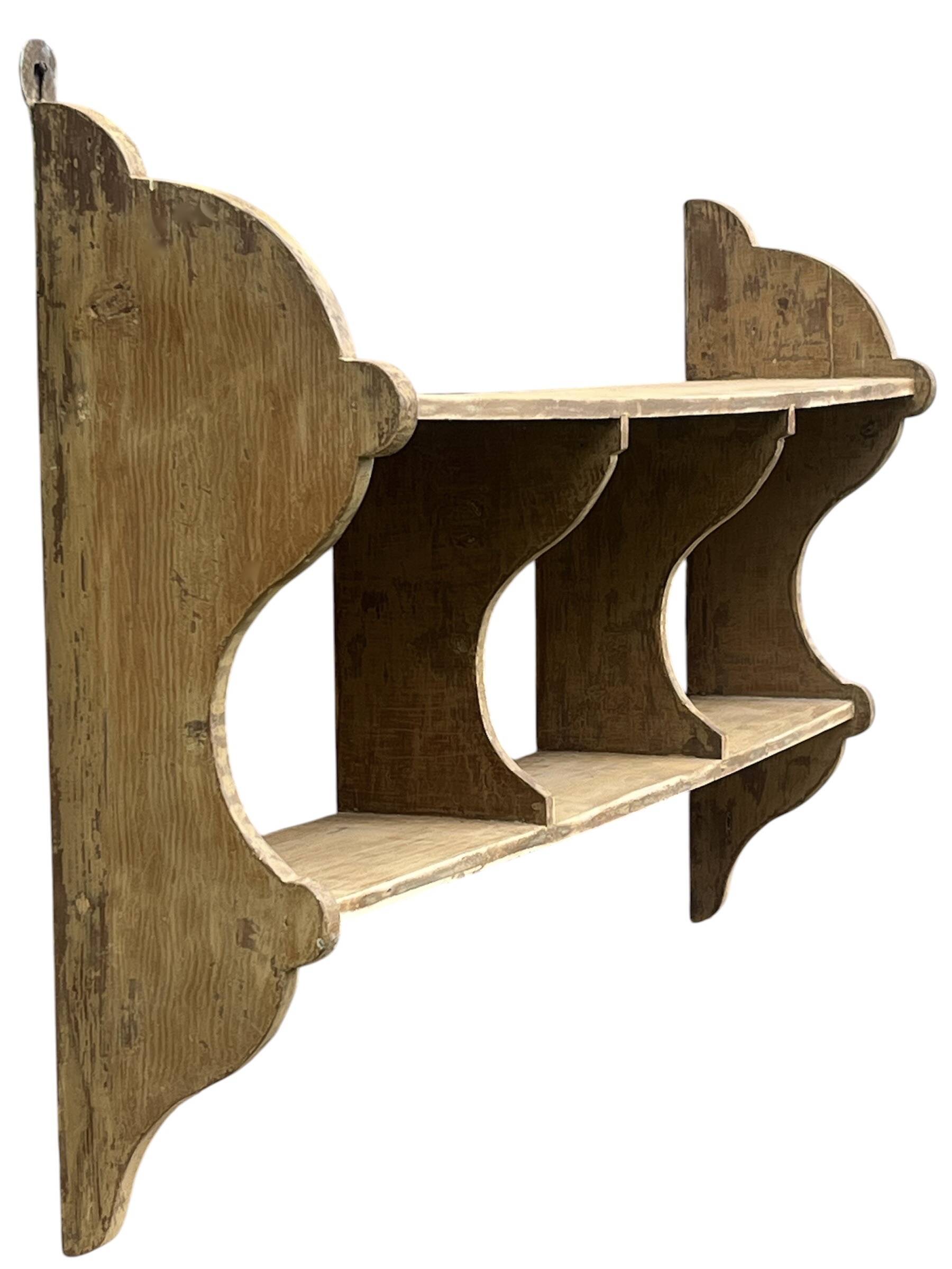 Large wall shelf, country style