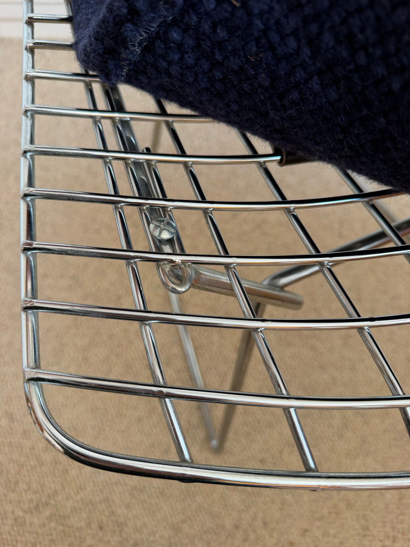 Chaise Harry Bertoia, side chair 420, Knoll
