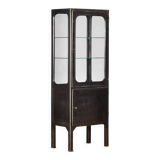 Vintage Iron And Glass Display Cabinet, 1970s