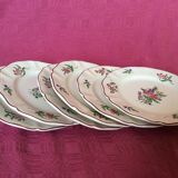Set of dessert plates from the Lunéville manufacture