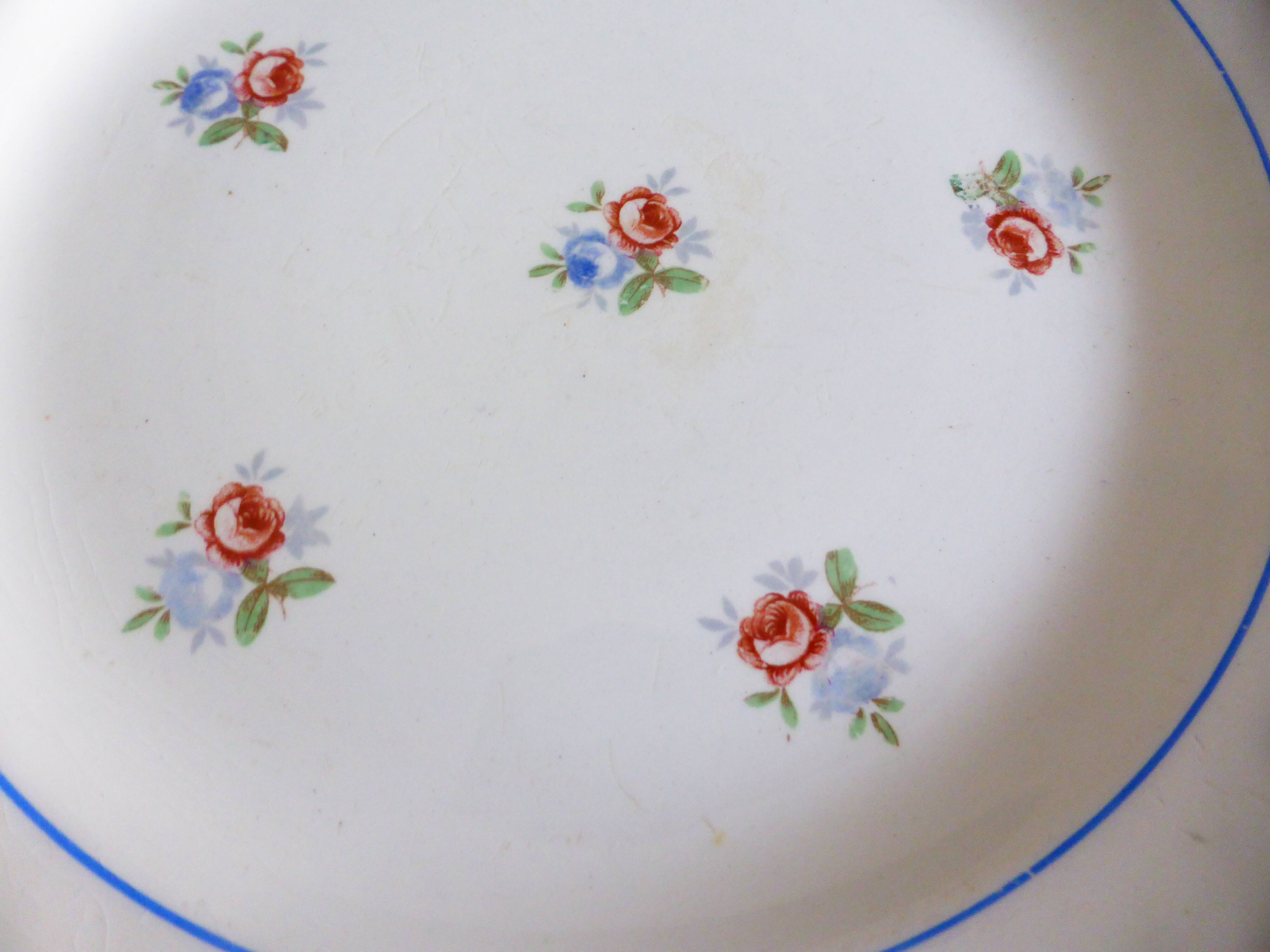 1 dessert plate Digoin Sarreguemines 221221