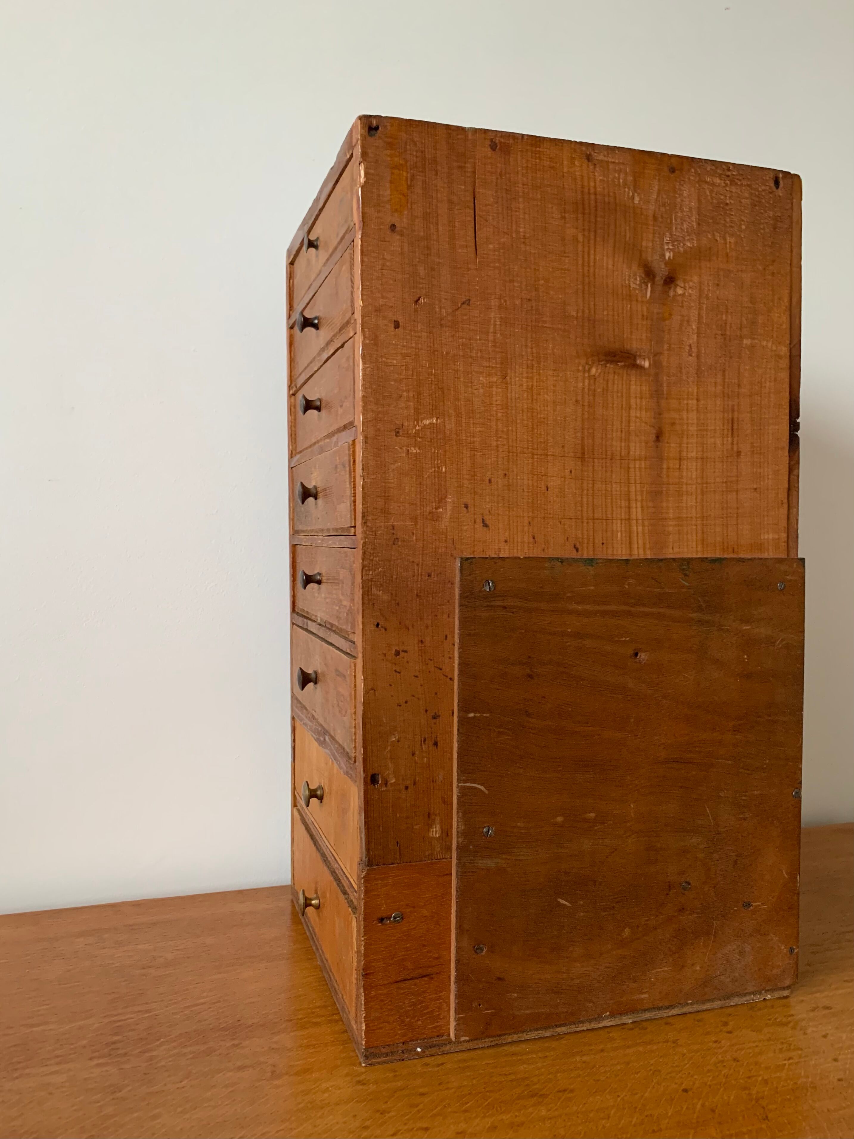 Meuble de métier ancien 48cm