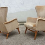 2 ears bergere chairs Scandinavian years 50/60