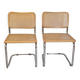 Pair of Cesca B32 Breuer chairs