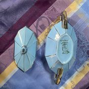 Art Deco tea service stamped Longwy