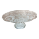 Cut glass cake stand