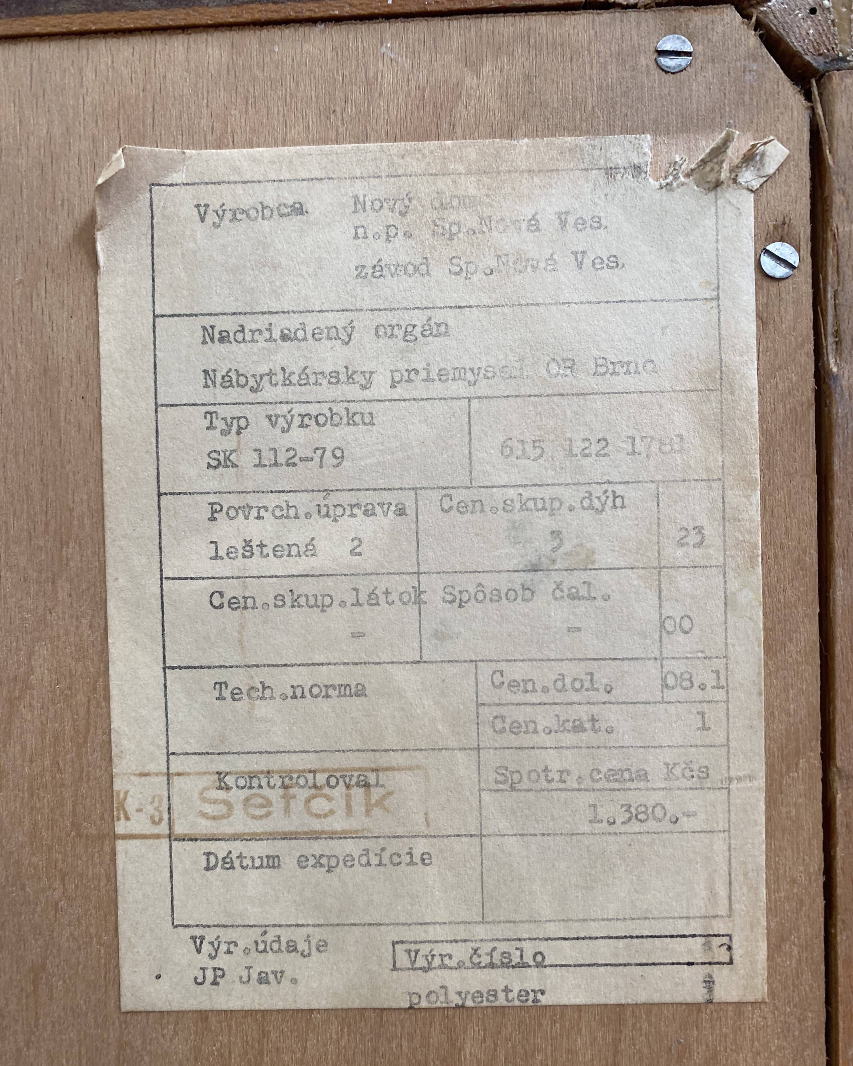 All shelf wardrobe cabinet in ash wood by františek mezulánik  for novy domov