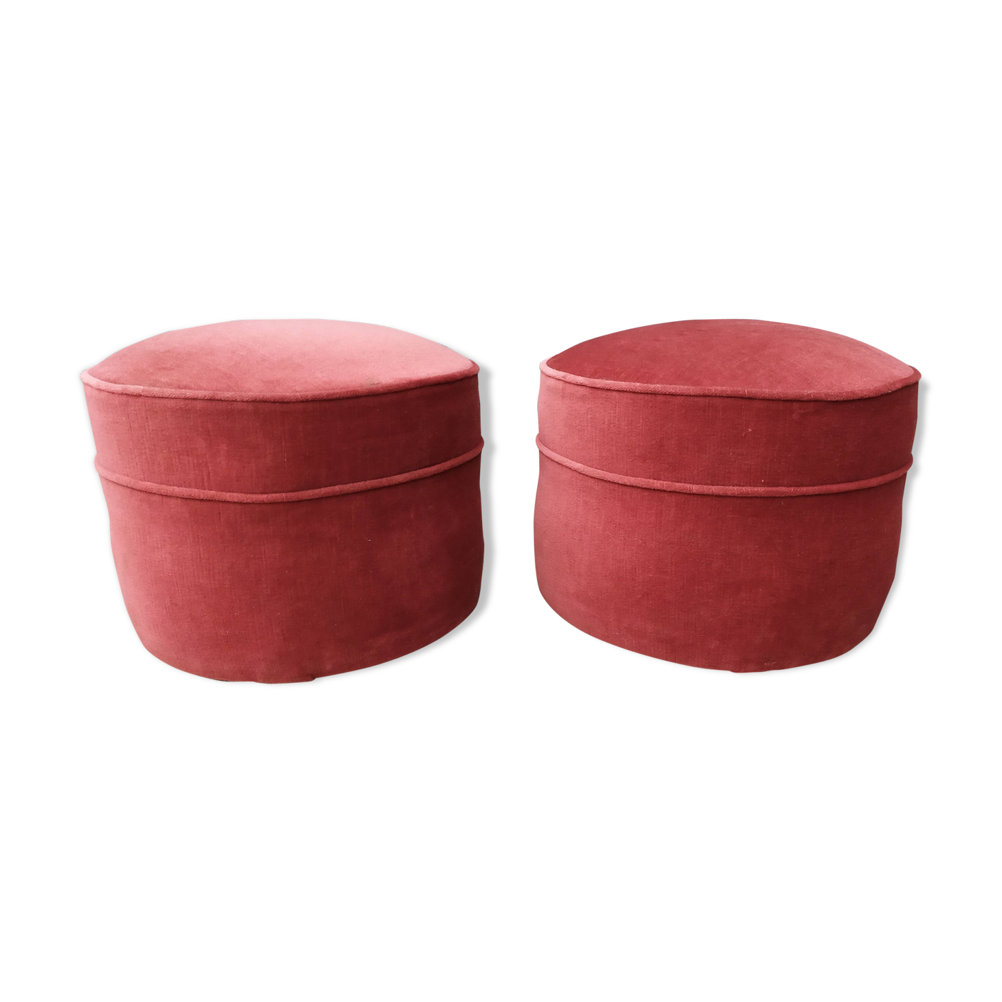 Art deco velvet beanbags