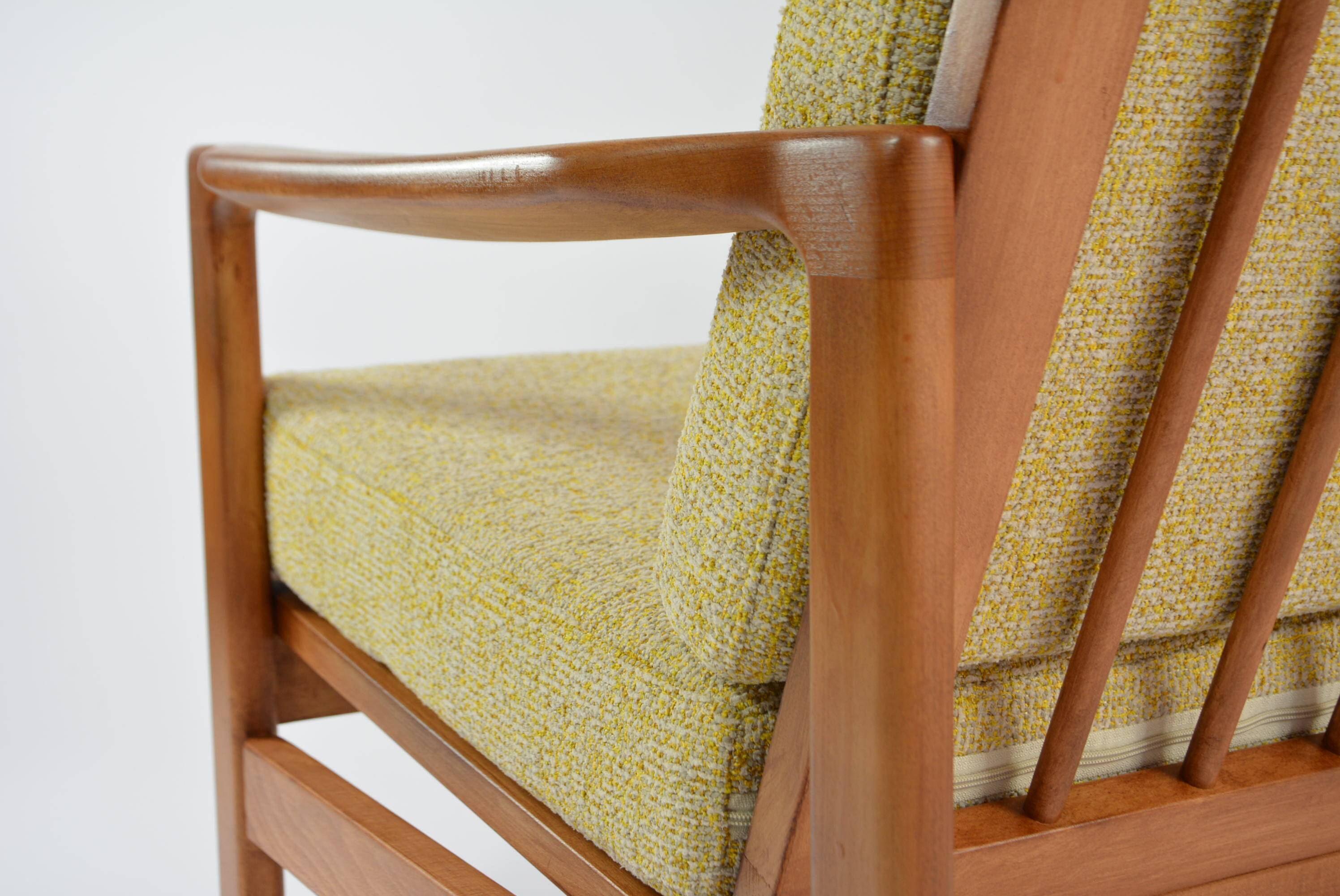 BZ heather yellow armchairs
