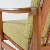 Fauteuils BZ jaune chiné
