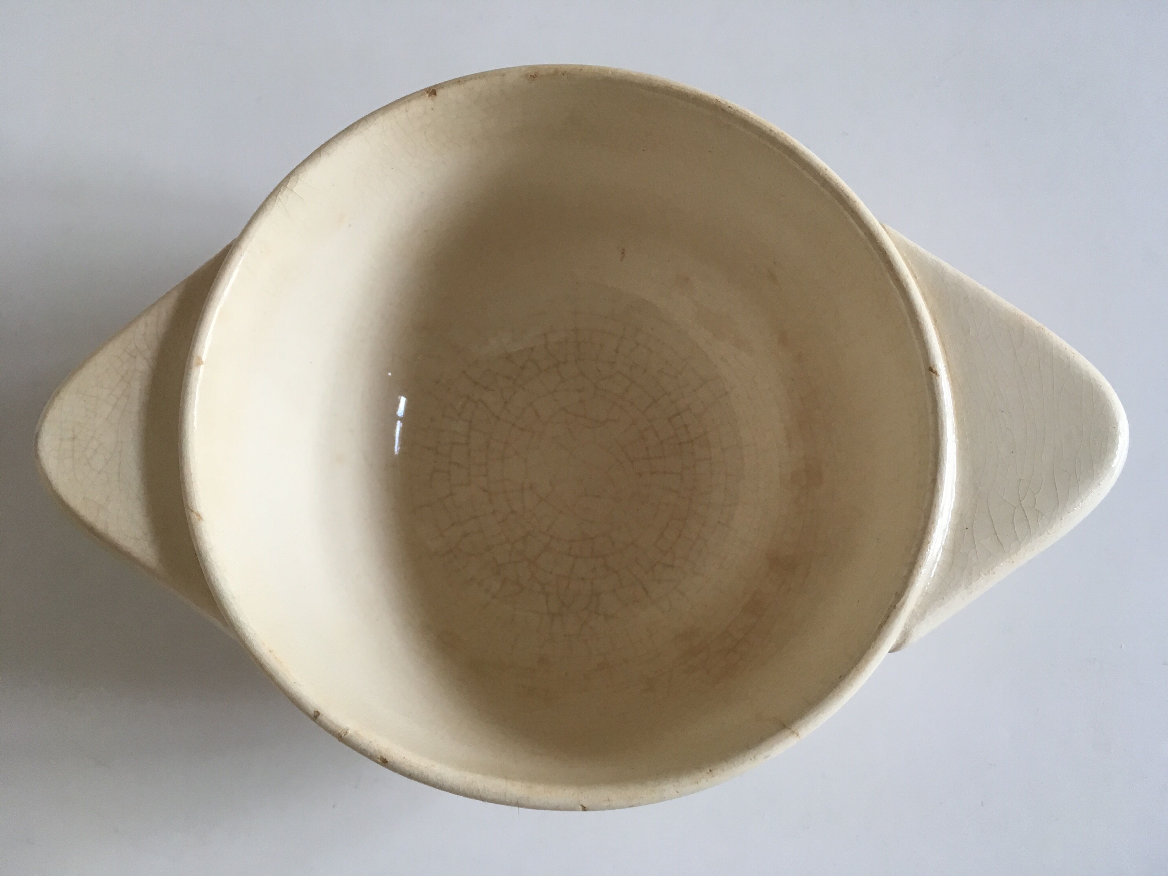 Gien pair of weak bowls 1910