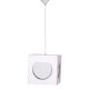 Square metal pendant lamp by Shogo Suzuki for Orno, Finland 1960’s