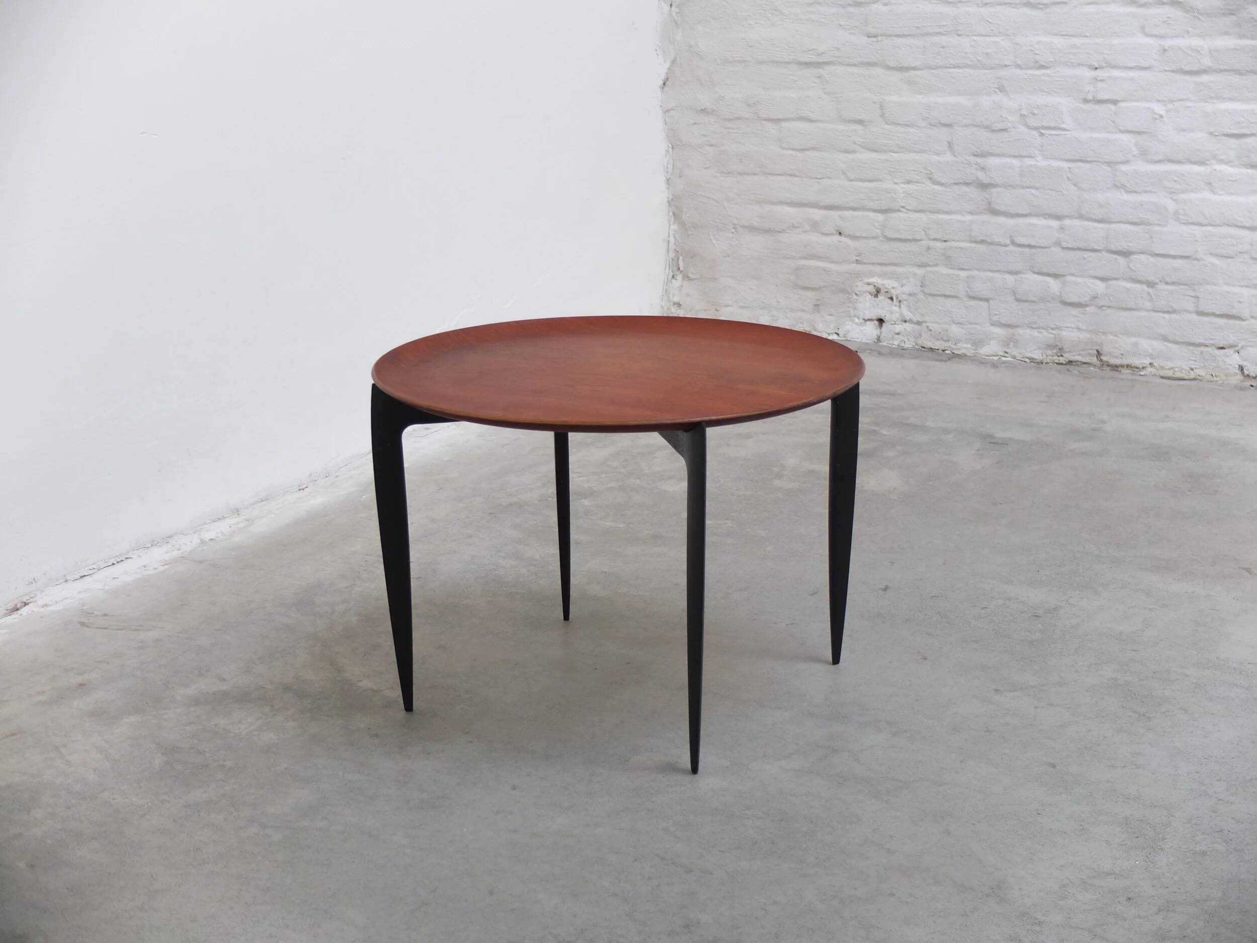 Rare tray table by Engholm & Willumsen for Fritz Hansen, 1963