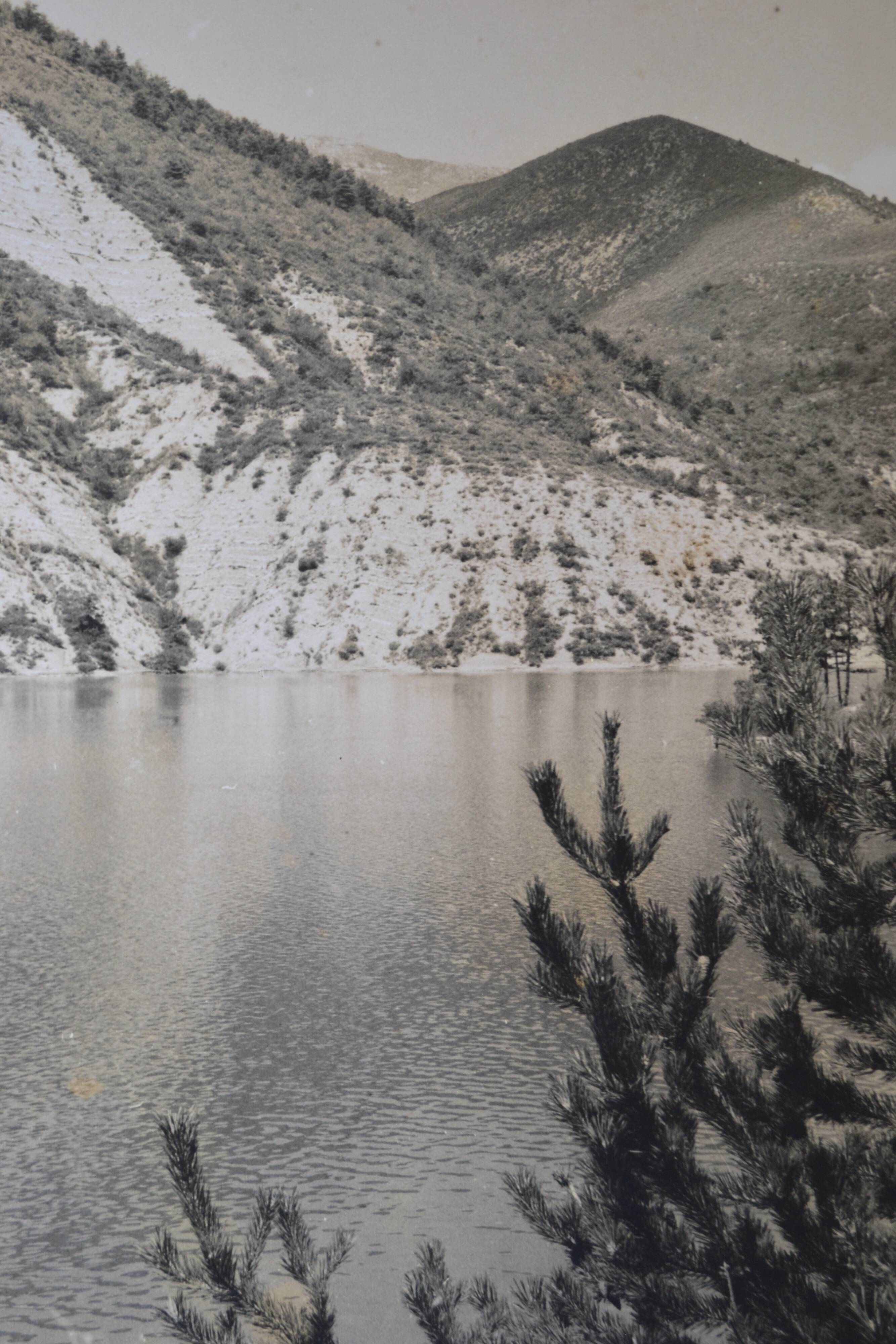 Anonymous silver photo lake of sainte croix circa 1970