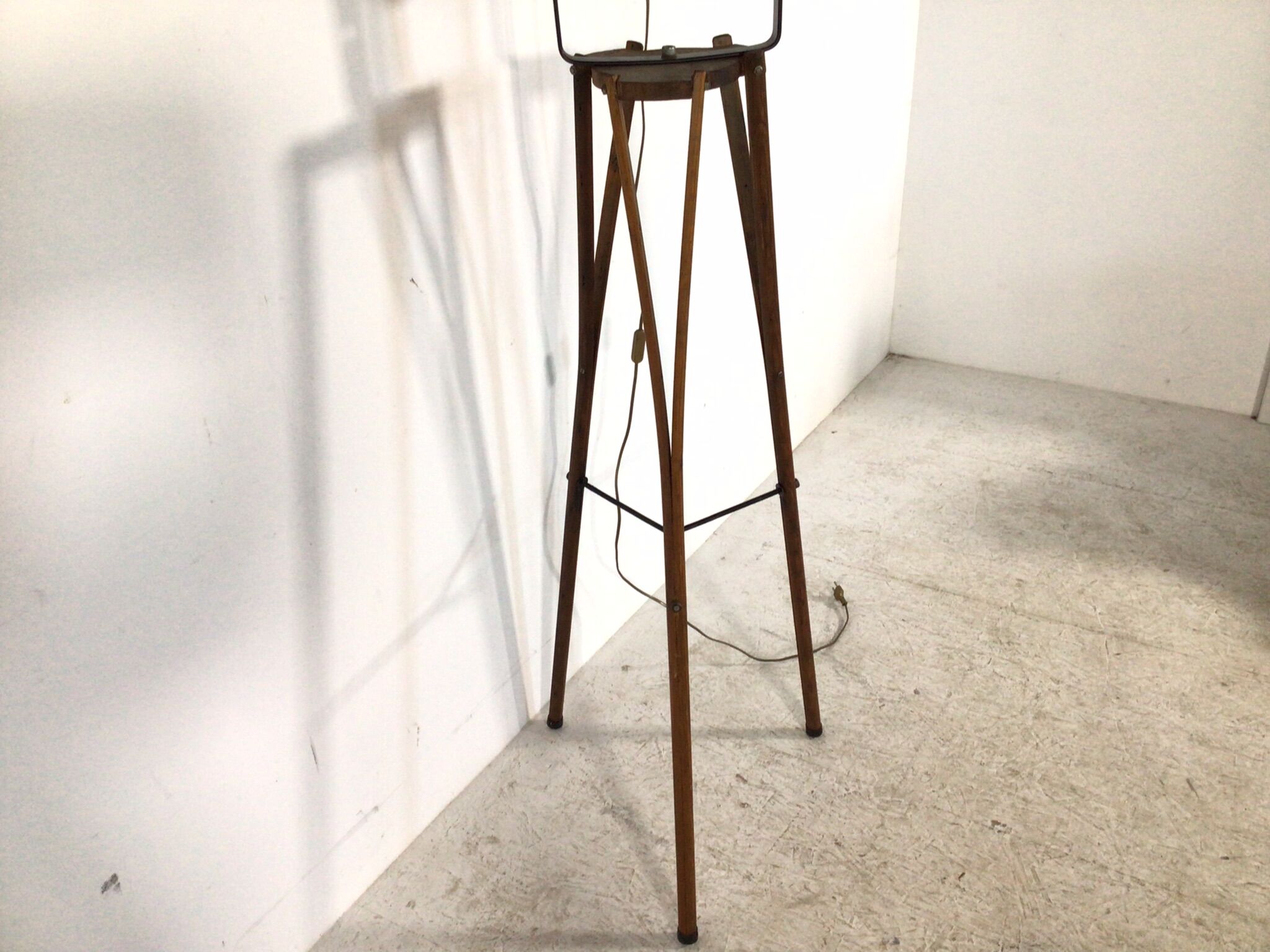 theater spot on wooden tripod