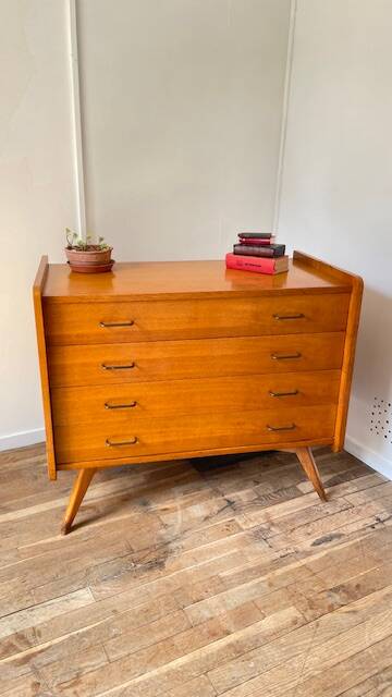 COMMODE Pieds Compas VINTAGE