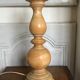 Vintage wooden lamp foot