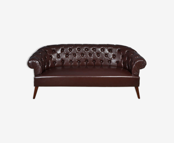 Classic leather sofa