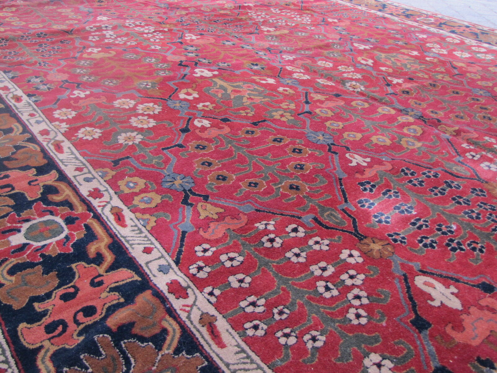 Carpet old french points janus done hand 245X345cm