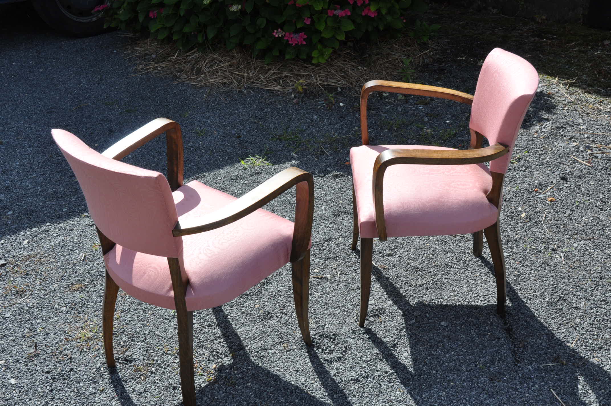 Paire de fauteuils bridge
