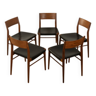50s Dining Chairs by Georg Leowald for Wilkhahn
