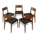 50s Dining Chairs by Georg Leowald for Wilkhahn