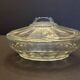 Vintage glass butter dish