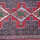 Hand knotted wool carpet 75x132cm