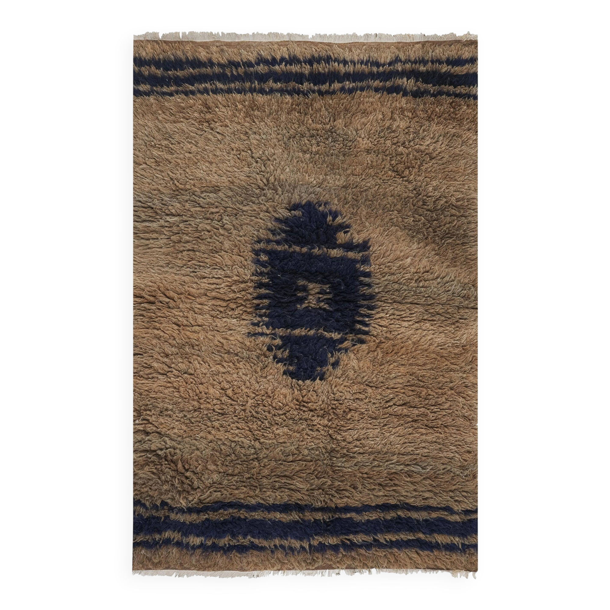 Vintage Turkish handmade rug 112x168 cm