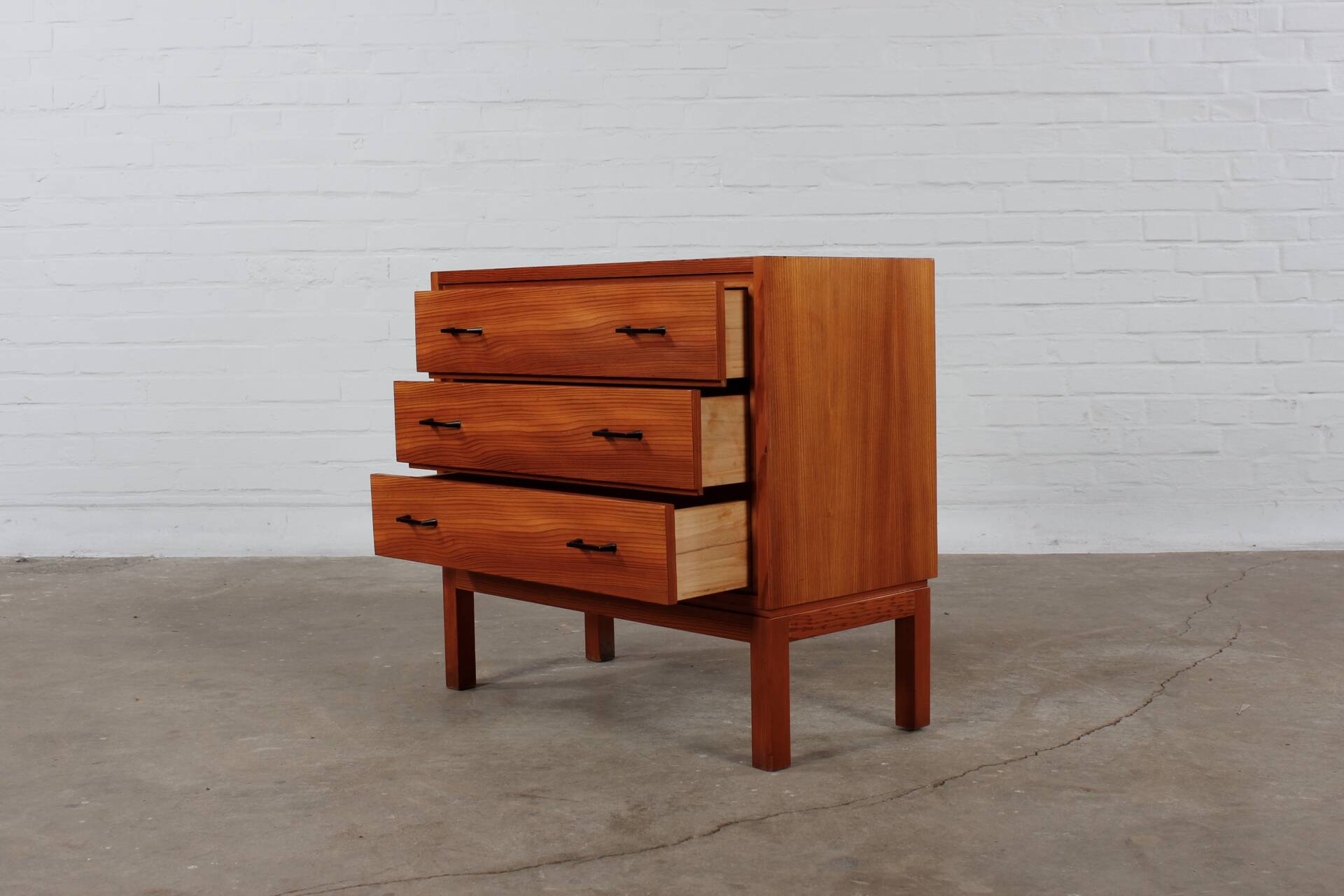 Vintage Schubladen Kommode Schrank Weichholz 60er