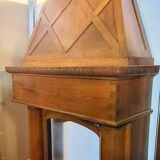 Renaissance style fireplace in solid oak circa 1850