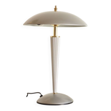 Pearl gray touch mushroom lamp