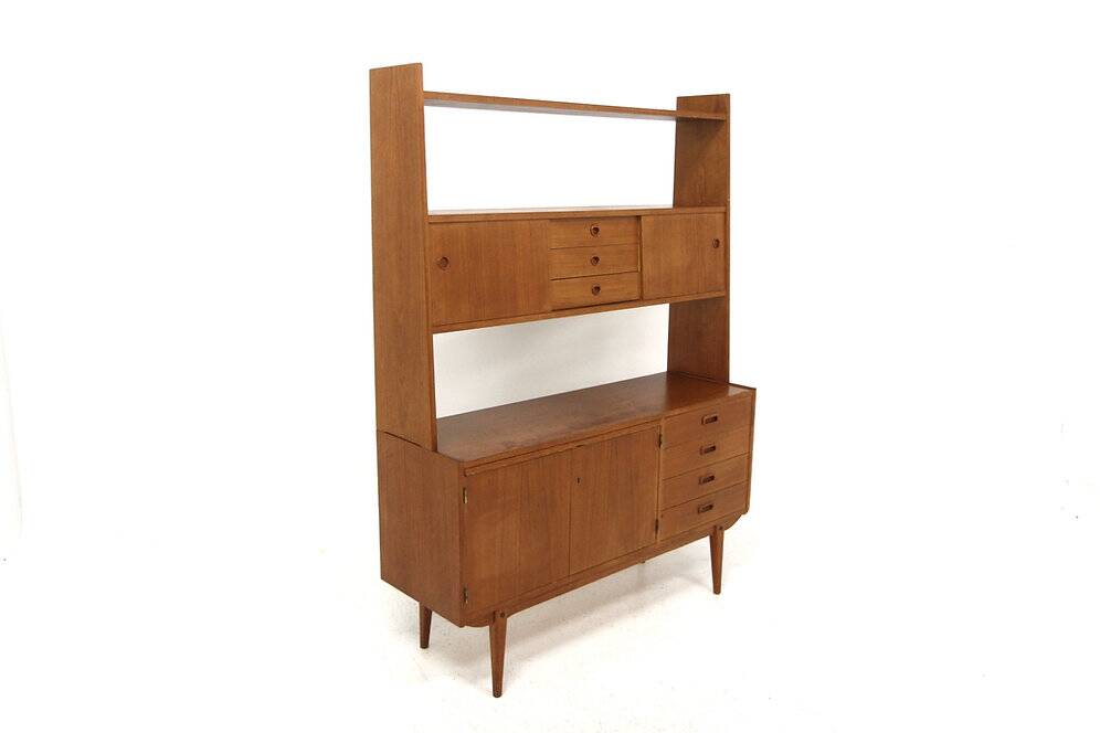 Secrétaire scandinave en teck, Suède, 1960