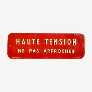 Plaque alumétal, 1952