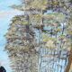 Old oil painting on canvas signed & framed: cavalier alone