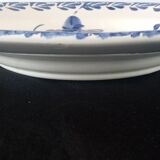 Large Portuguese Ceramic Plate Blue and White