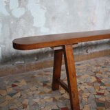 Old farm bench in cherry