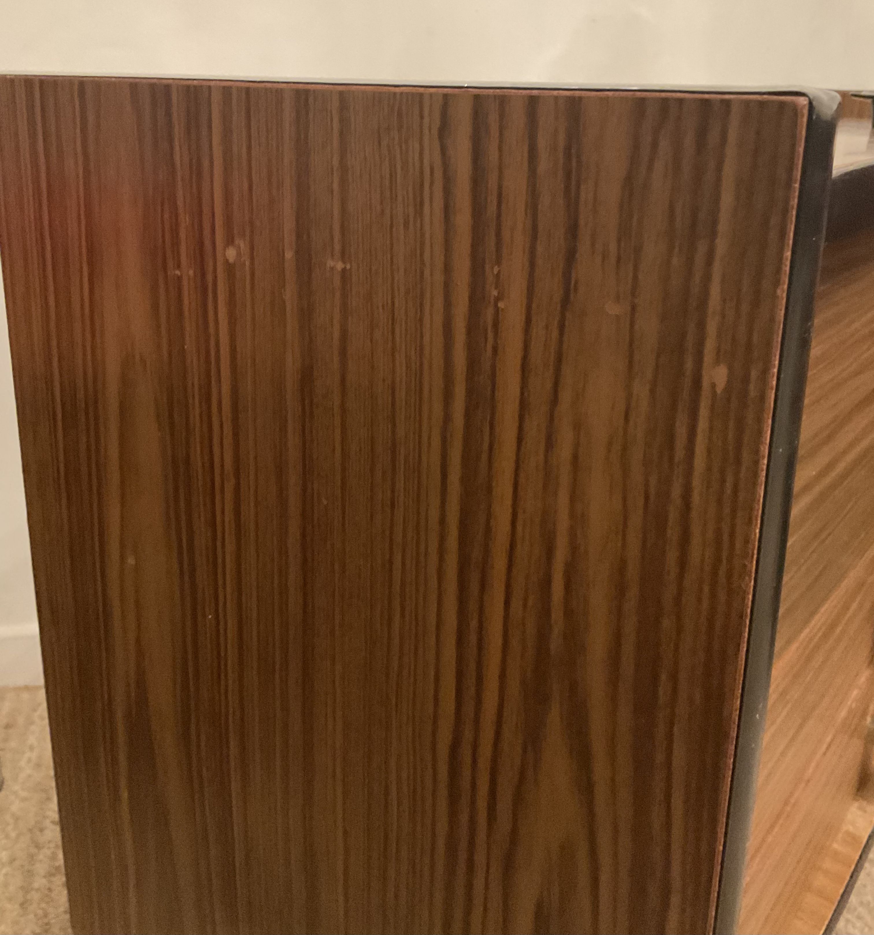Meuble d’entrée vintage en formica années 70