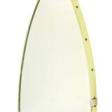 Miroir de forme libre moderne du milieu du siècle, style rockabilly des années 50