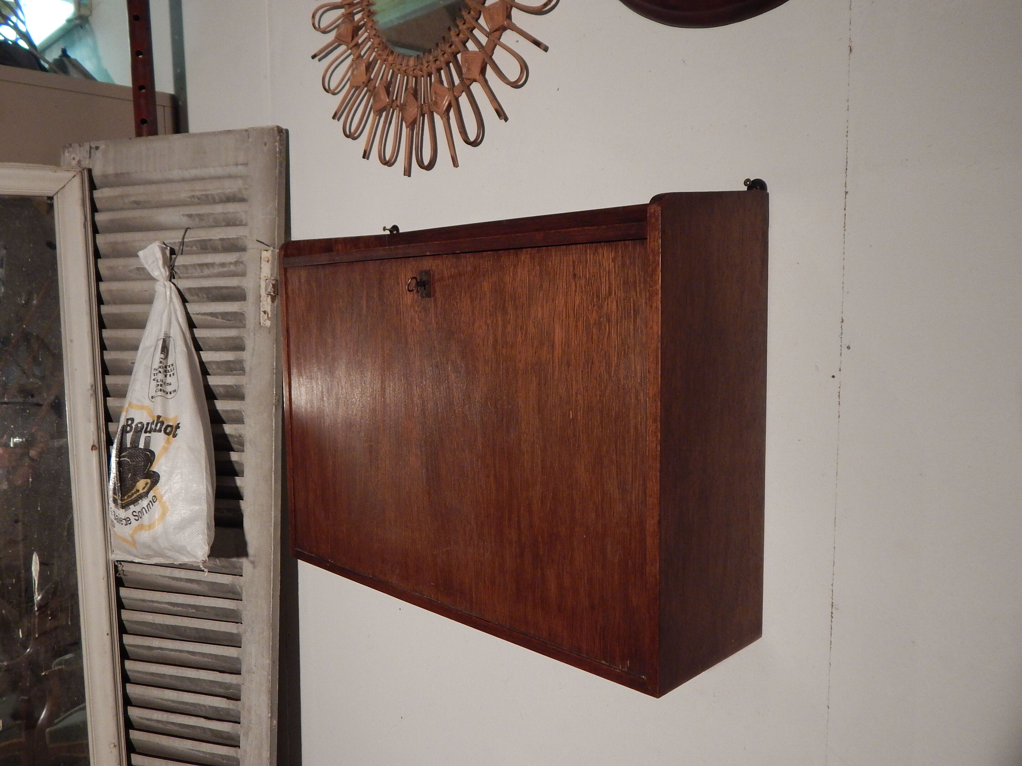 vintage wall secretary year 50