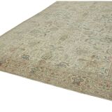 1980s 289 cm x 380 cm beige wool carpet