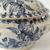 Antique ironstone tureen – Bordeaux MGB – blue floral decoration