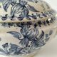Antique ironstone tureen – Bordeaux MGB – blue floral decoration