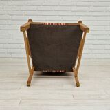 1960s, Danish design, armchair, oak wood, furniture wool.