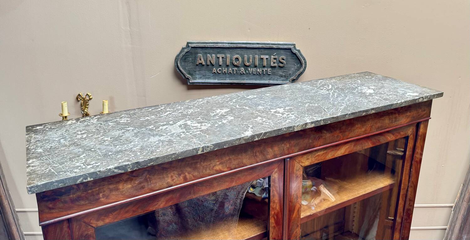 19th Century Restoration Period Mahogany Bookcase