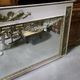 very large wooden trumeau in Louis XVI style, painted wood