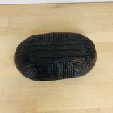 Ethnic style wooden fruit bowl
