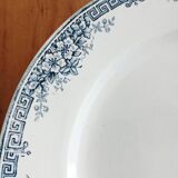 Mounted plate, Saint-Amand ironstone compote dish, Lucy