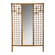 Vintage 1960s bamboo wall coat rack, Italian design
