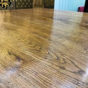 Table Louis Philippe en chêne avec 5 rallonges